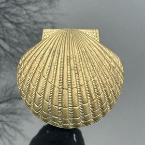 Solid Brass Penco Clam Shell Door Knocker